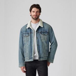 Levi Sherpa Trucker Denim Jacket